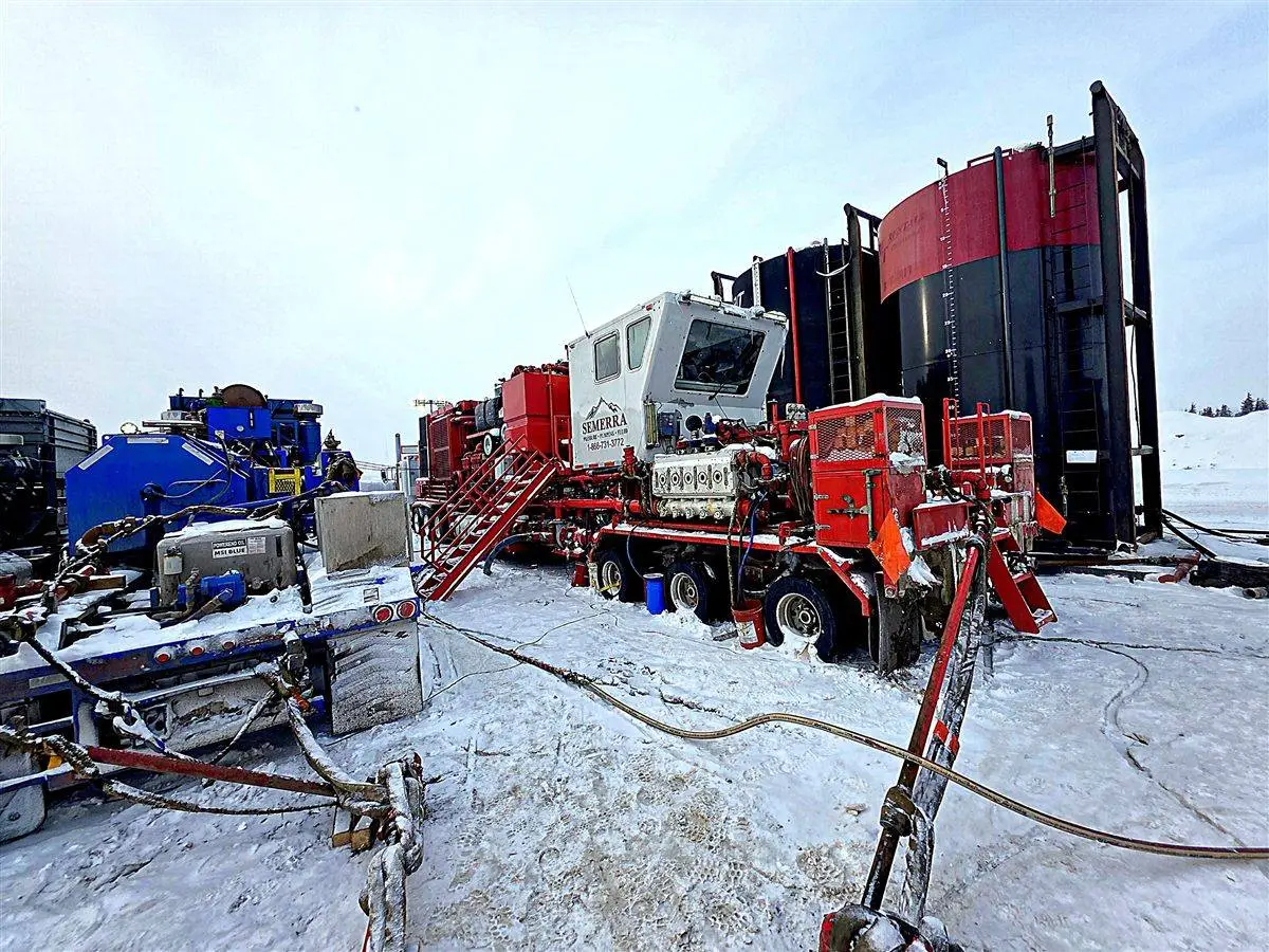 Wireline pumpdown operations, Northern BC