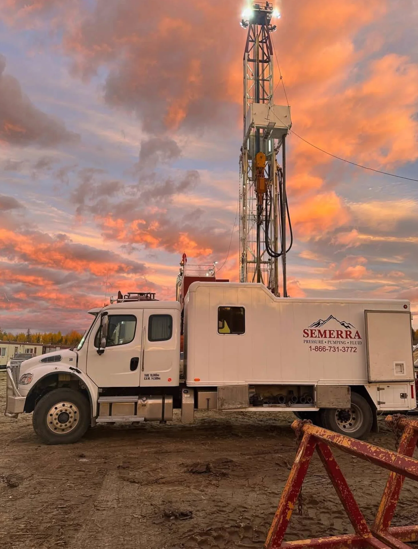 BOP pressure testing unit, Western Canada